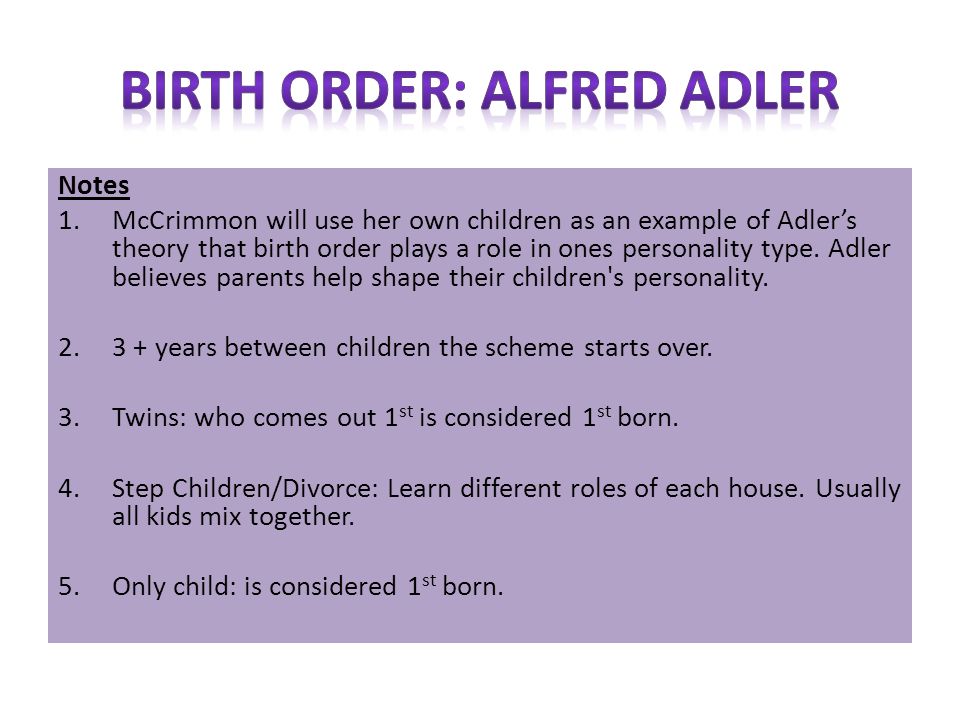 Alfred Adler and His Personality Theory